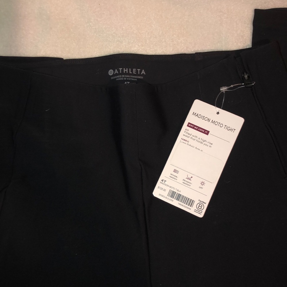 Athleta Madison Moto Tight size 4T NWT